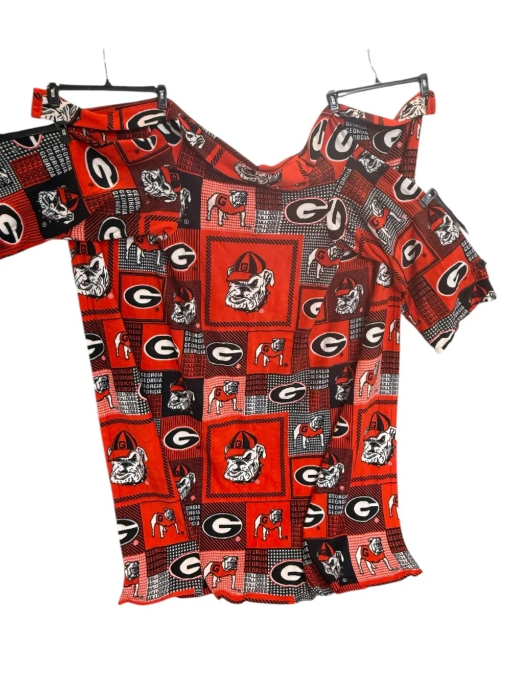 University of Georgia UGA DAWGS Bulldogs Red Team Logo Snuggie Wearable Blanket